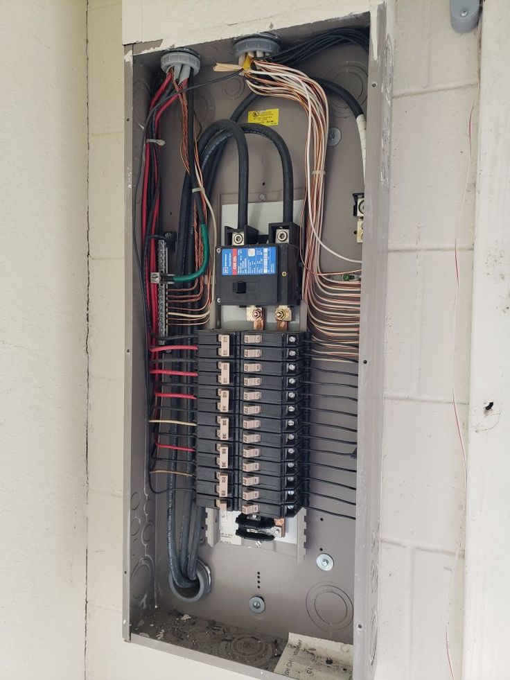 Electrical panel upgrade 