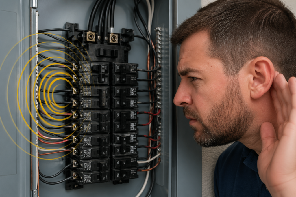 electrical panel buzzing what to do becomes the most important question in your mind right now.
